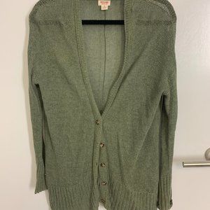 Olive Cardigan